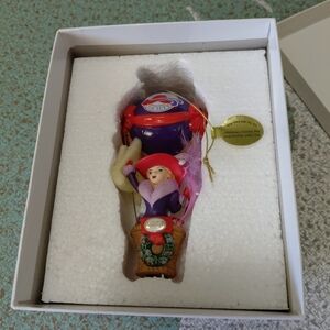 Danbury Mint 2009 Red Hat Society Christmas Ornament In Box